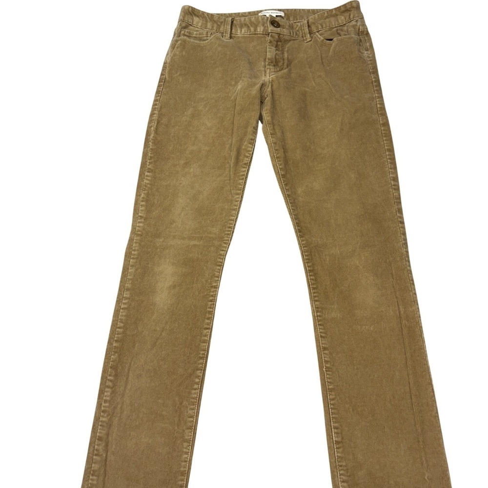 Banana Republic Skinny Fit Tan Brown‎ Corduroy Pants Women's 29" x 31"